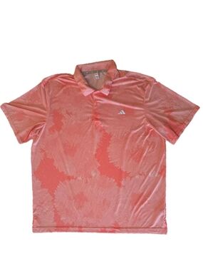 adidas Men’s Coral Printed Golf Polo